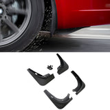 2017-2023 Tesla Model 3 Matte Black Fender Mud Guards Splash Flaps PP