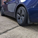2017-2023 Tesla Model 3 Matte Black Fender Mud Guards Splash Flaps PP