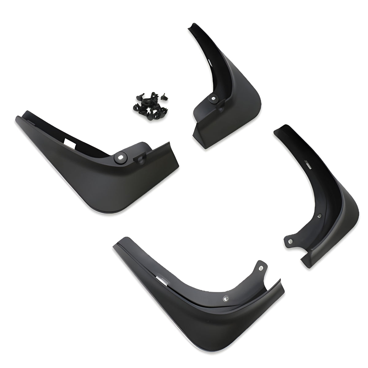 2017-2023 Tesla Model 3 Matte Black Fender Mud Guards Splash Flaps PP