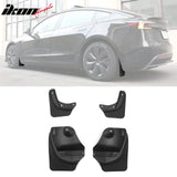 2024-2025 Tesla Model 3 OE Style Front Rear Mud Flaps Splash Guards PP