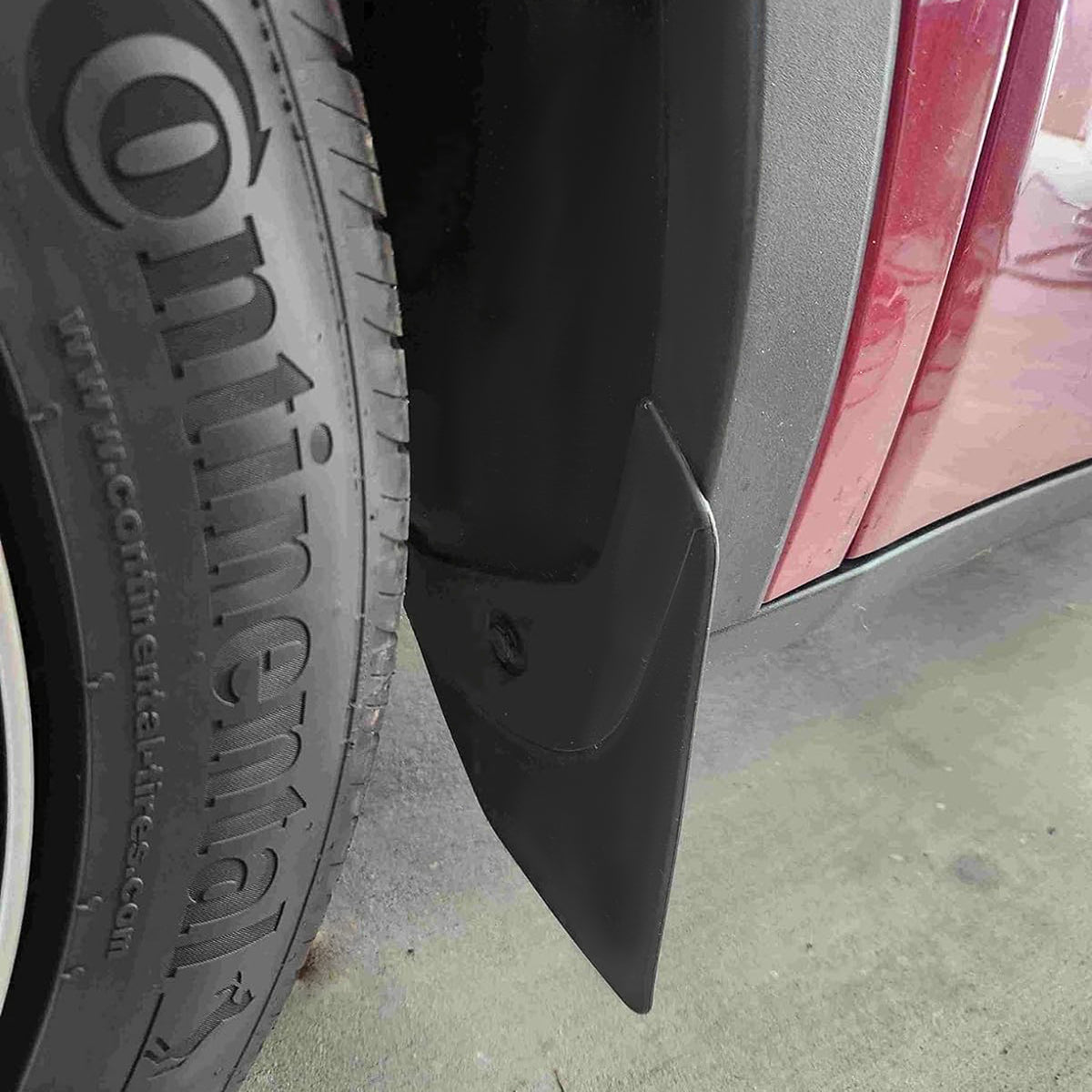 Black OE Fender Mud Guards Splash Flaps for Tesla Model Y 2020-2024 TPE