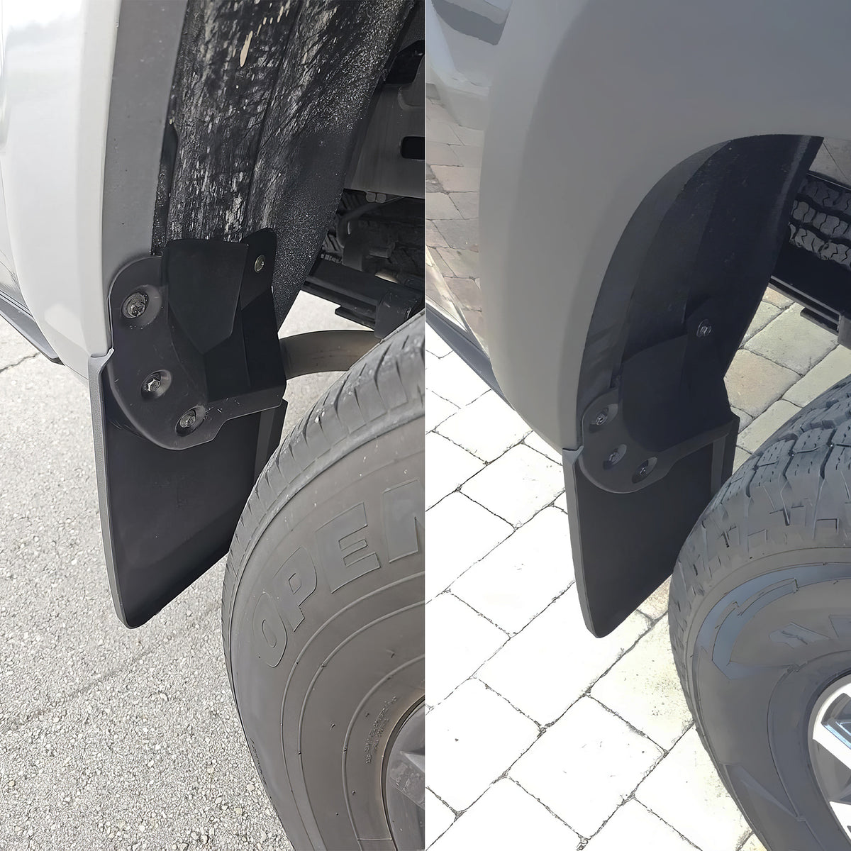 Mud Flaps Splash Guards for Toyota Tacoma 2016-2023 w/ OEM Fender Flares PP