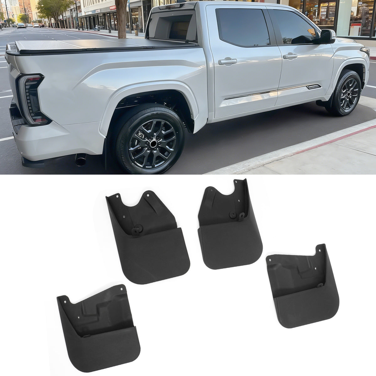 Mud Flaps Splash Guards for Toyota Tundra 2022-2026 Front & Rear Fender PP