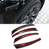 2020-2024 Tesla Model Y Matte Black Fender Mud Guards Splash Flaps ABS