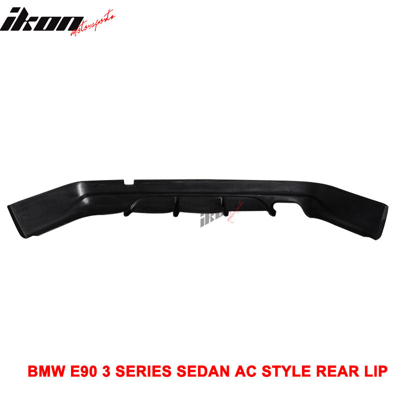 2005-2012 BMW E90 3-Series 4Dr Sedan Rear Bumper Lip Spoiler PU