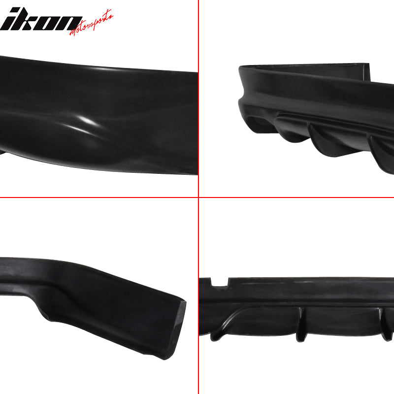 2005-2012 BMW E90 3-Series 4Dr Sedan Rear Bumper Lip Spoiler PU
