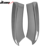 2015-2023 Dodge Charger CF Print Rear Bumper Lip Side Apron Spat 2PC