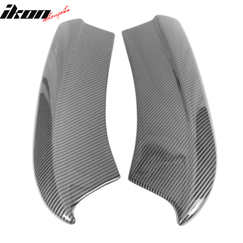 2015-2023 Dodge Charger CF Print Rear Bumper Lip Side Apron Spat 2PC