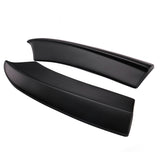 2015-2023 Dodge Charger Matte Black Rear Bumper Lip Aprons Pair PP