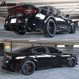 2020-2023 Dodge Charger IKON Matte Black Rear Bumper Side Apron PP