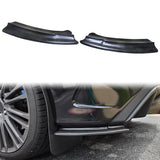 2016-2018 Ford Focus RS Unpainted Black Rear Bumper Lip Aprons PU