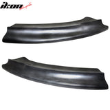 2016-2018 Ford Focus RS Unpainted Black Rear Bumper Lip Aprons PU