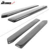 2010-2014 Ford Mustang Rear Bumper Side Splitters 2PC Carbon Fiber