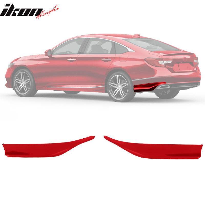 2018-2022 Honda Accord IKON V2 Rear Bumper Aprons PP