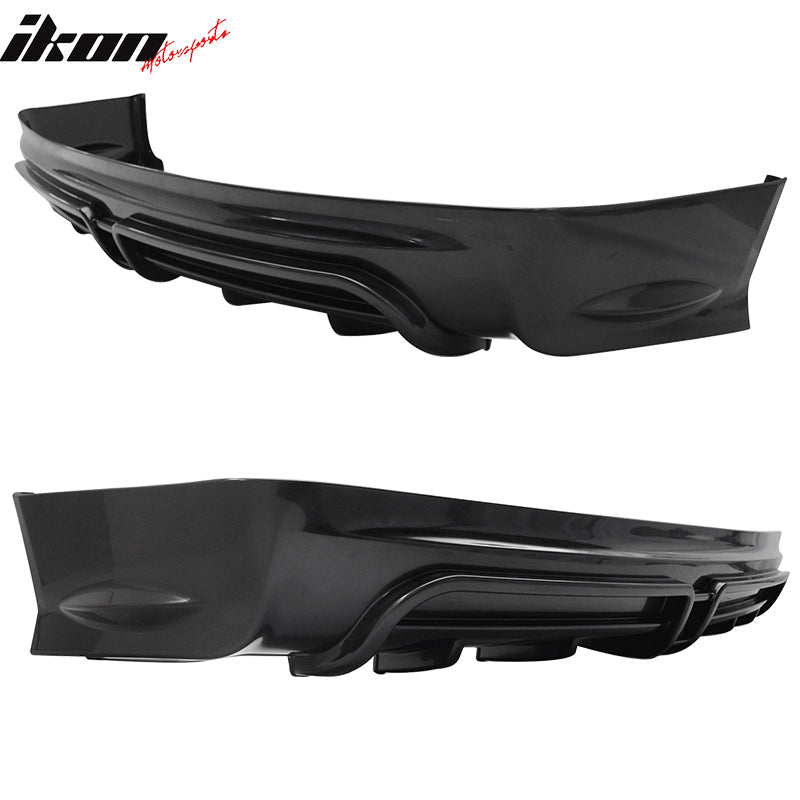 Fits 13-15 Honda Civic Mugen RR Rear Bumper Lip W/  LED Brake Light