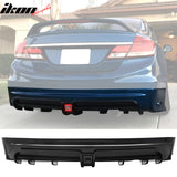 2013-2015 Honda Civic RR Rear Bumper Lip ABS LED 3rd Brake Lamp Light