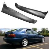 Rear Bumper Lip Spoiler for Honda Civic 1992-1995 PU Valance Spats 2PC