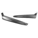 1999-2000 Honda Civic Jdm 2PC Style Unpainted Black Rear Bumper Lip PU