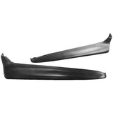 1999-2000 Honda Civic Jdm 2PC Style Unpainted Black Rear Bumper Lip PU
