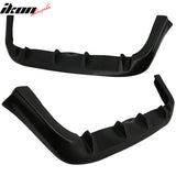 1997-2001 Honda Prelude BB6 Custom MU 4 Fin Rear Bumper Lip Diffuser