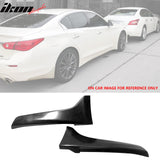 2014-2017 INFINITI Q50 OE Style Rear Lip Corner Aprons Guards PU
