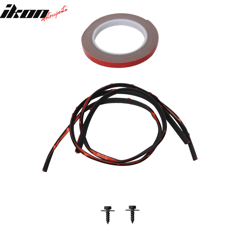 2014-2023 Infiniti Q50 Rear Apron Bumper Lip Mud Flaps Trim ABS