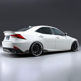 2014-2020 Lexus IS Sedan Artisan Style Rear Aprons Gloss Black PP 2PCS