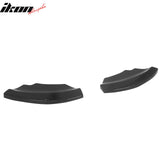 2017-2020 Mini Cooper Countryman F60 MX Style Rear Bumper Lip Aprons Gloss Black ABS
