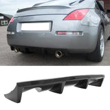 2003-2009 Nissan 350Z Z33 Carbon Fiber Rear Bumper Diffuser Lip