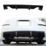 Rear Bumper Lip for Nissan Fairlady Z Z33 350Z 2003-2008 Black J Style PU