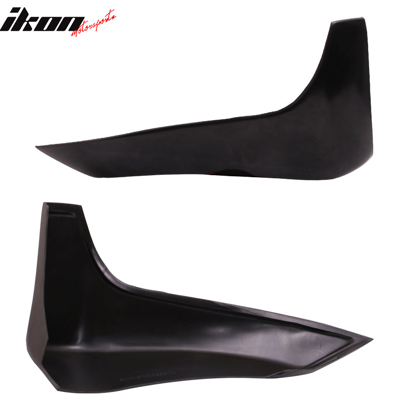 2009-2019 Nissan 370Z Rear Bumper Lip Splitter Side Aprons PU 2PC