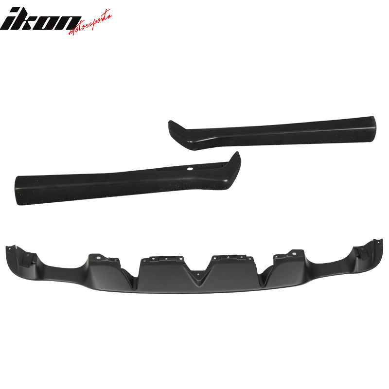 2013-2020 Scion FRS OEM Style Unpainted Black Rear Diffuser Aprons ABS