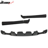 2013-2020 Scion FRS OEM Style Unpainted Black Rear Diffuser Aprons ABS