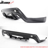 2013-2020 Scion FRS/Subaru BRZ/Toyota 86 Type T Style Rear Bumper Lip