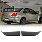 2006-2007 Subaru Impreza WRX Rear Bumper Lip Splitter Valance Spats