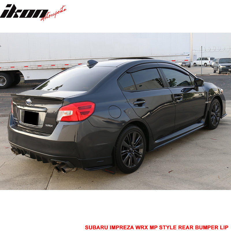 2015-2021 Subaru WRX STI MP Style Rear Bumper Lip Apron Spats ABS 2PC