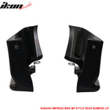 2015-2021 Subaru WRX STI MP Style Rear Bumper Lip Apron Spats ABS 2PC