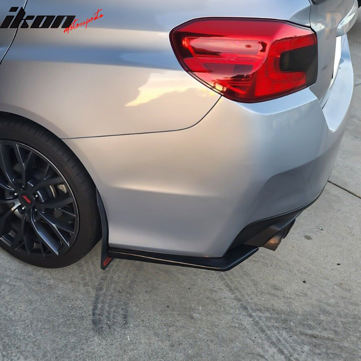 Rear Bumper Lip Lower Side Spat Valance for Universal 6.5" x 16" Unpainted