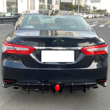 2018-2024 Toyota Camry LE XLE Carbon Fiber Print Rear Diffuser Lip PP
