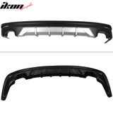 2018-2024 Toyota Camry V3 Style Black &Silver Rear Bumper Lip Diffuser