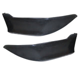 2014-2019 Toyota Corolla Rear Bumper Lip Aprons Unpainted Black PU