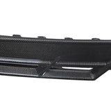 2021-2025 Tesla Model S Gloss Black Revozport Rear Lip Carbon Fiber