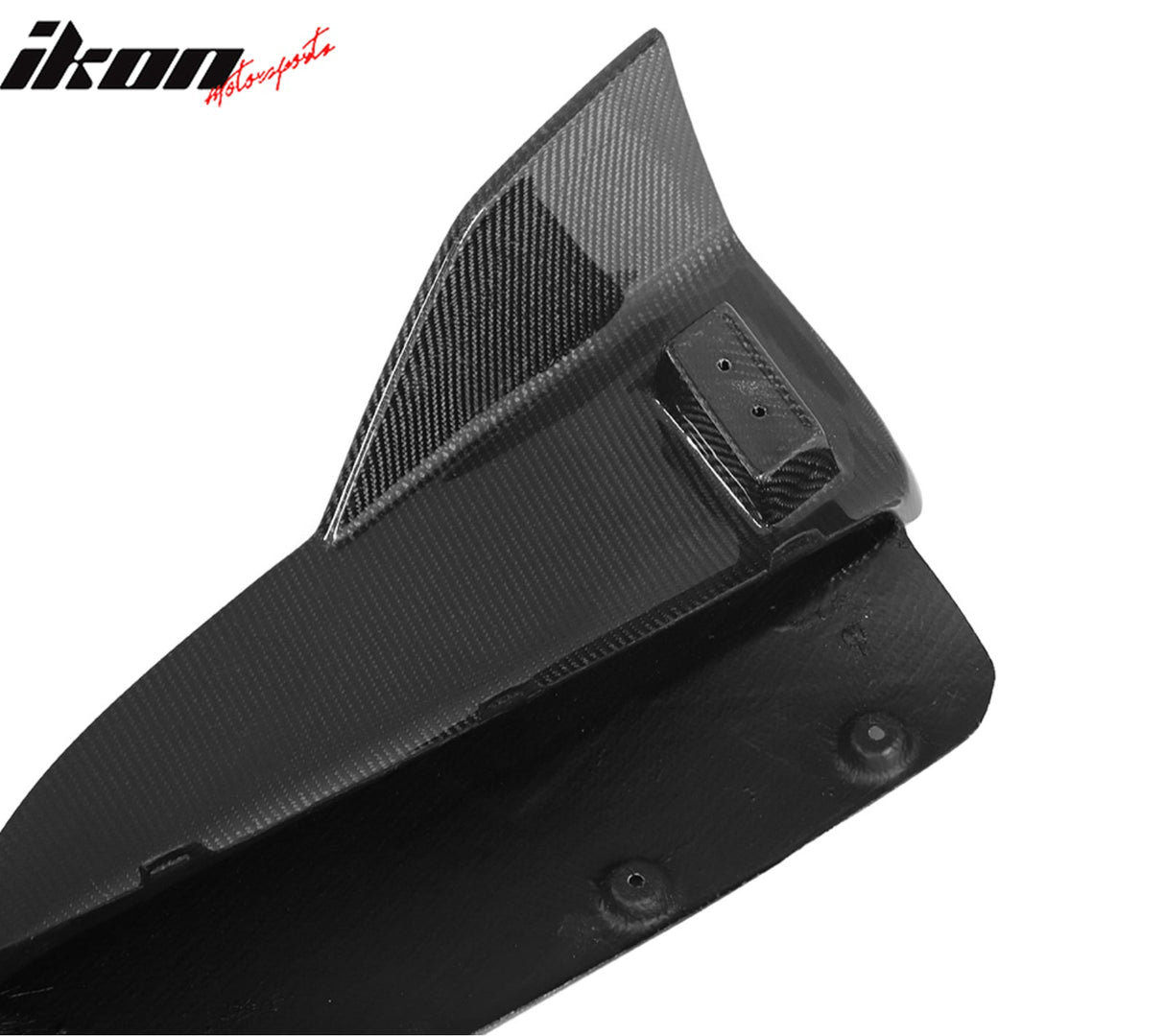 2021-2025 Tesla Model S Gloss Black Revozport Rear Lip Carbon Fiber