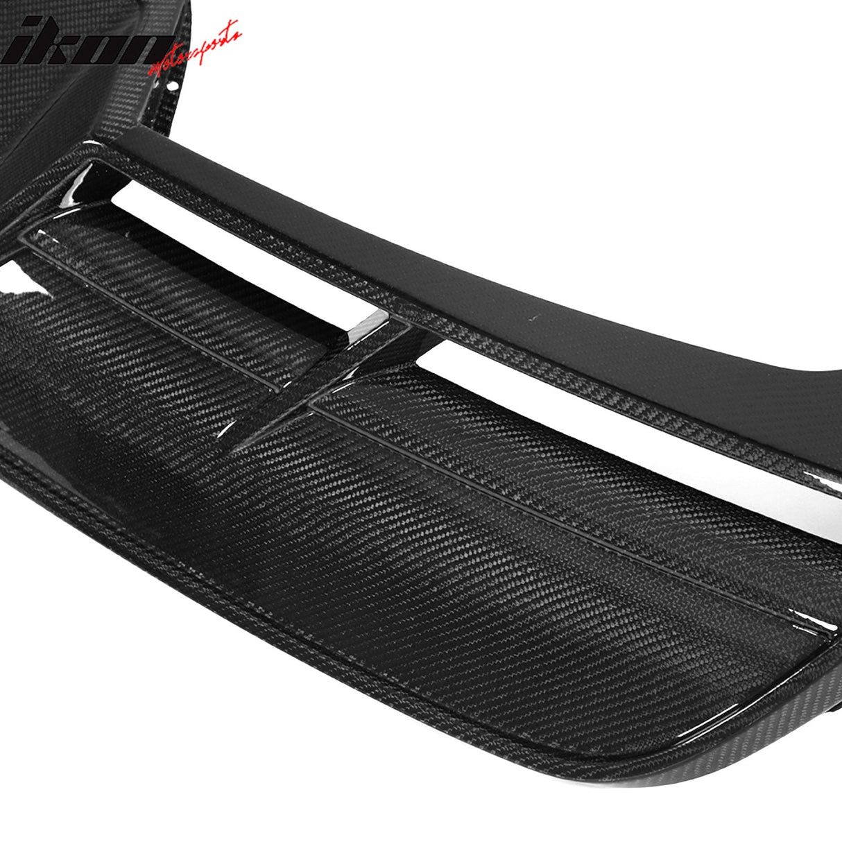 2021-2025 Tesla Model S Gloss Black Revozport Rear Lip Carbon Fiber