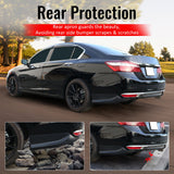 2023-2026 Subaru Solterra ST Style Rear Bumper Lip Aprons Matte Black ABS