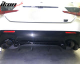 Universal 31"x9" MDA 4-Fin Rear Diffuser Valance Splitter Matte Black