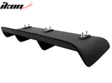 Universal 31"x9" MDA 4-Fin Rear Diffuser Valance Splitter Matte Black