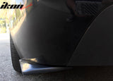 Universal 14" x 7" DT Style Rear Lip Side Corner Aprons Canard Cap PU