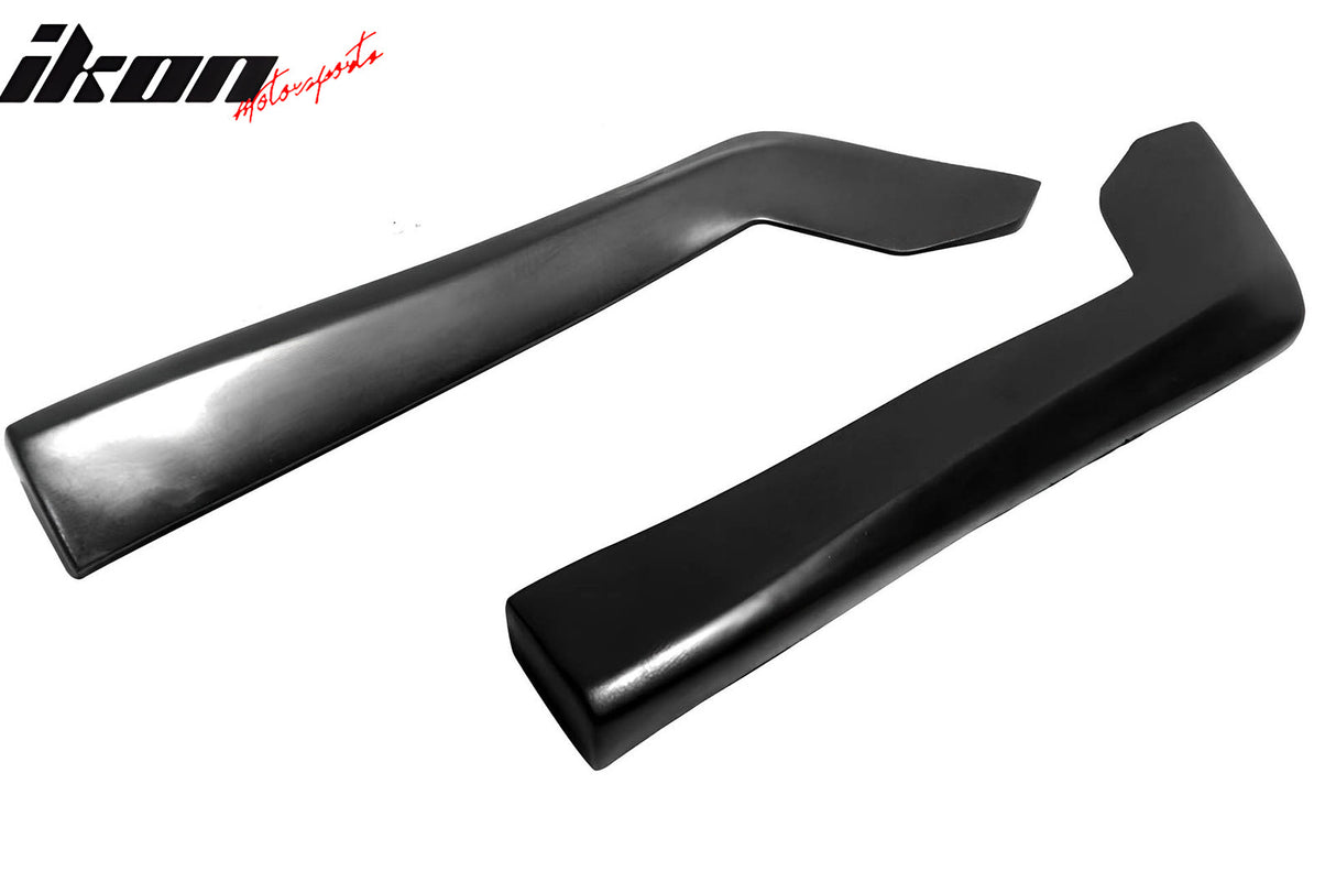 2005-2008 BMW E90 3-Series DT Style Rear Lip Side Aprons Black PU