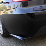 2007-2010 BMW E92 3-Series DT Style Rear Bumper Lip Side Aprons Black